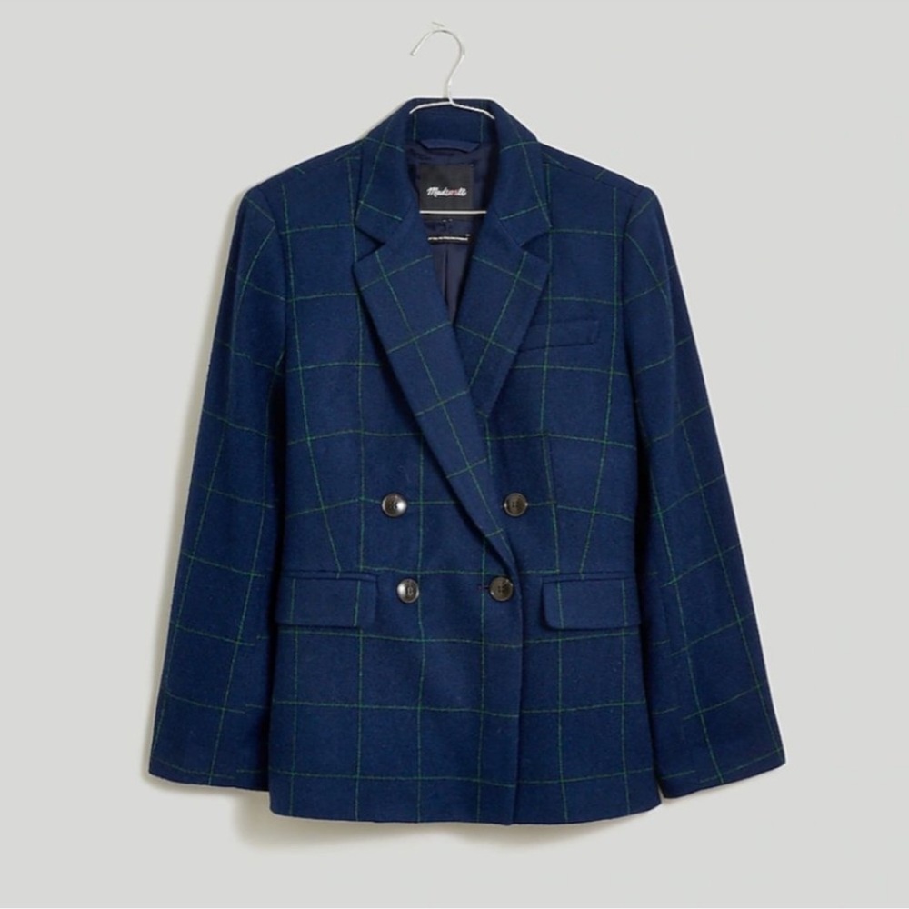 Madewell Rosedale Blazer Plaid